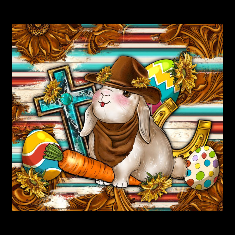 Western Bunny Heavy Core Tee by TumblerDesignByShophia | Teevron