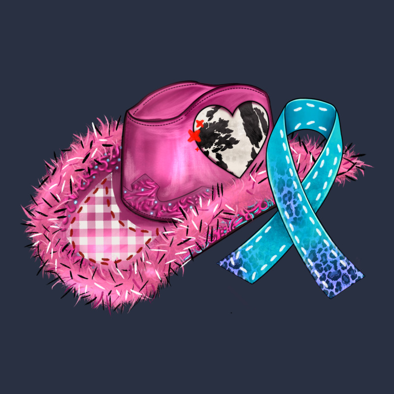 Cowboy Hat And Cancer Ribbon Heavyweight Sweatshirt by AdoDesignShop | Teevron