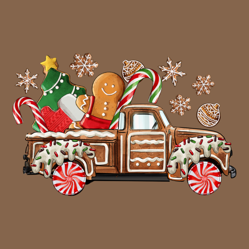 Christmas Gingerbread Truck Premium Tee by CowGirlArtShop | Teevron