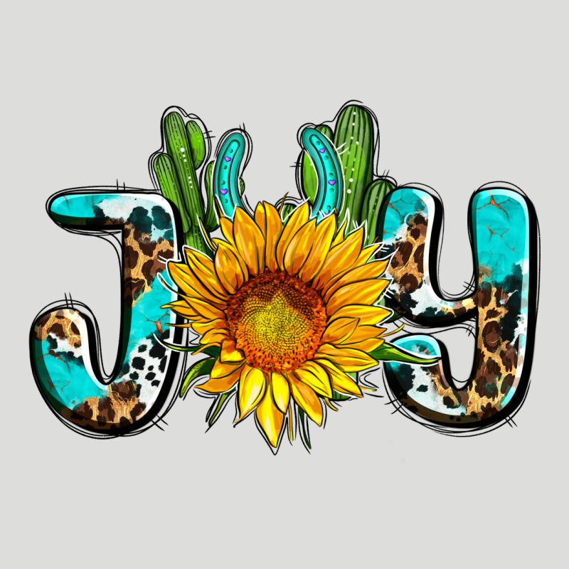 Joy With Sunflower And Cactus Ado Zipper Hoodie by AdoDesignShop | Teevron
