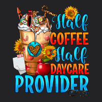 Half Coffee Half Daycare Provider Vintage Tee | Teevron