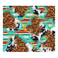 serape cowhide and leopard with glitter | Teevron