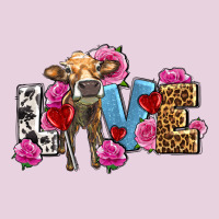Love With Cow Olivia Ladies Tee | Teevron