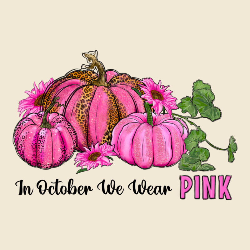 In October We Wear Pink Pumpkin And Sunflowers Premium Tee by RanaPortraitStore | Teevron