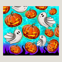 Halloween Pumpkins With Ghosts Heavy Core Tee | Teevron