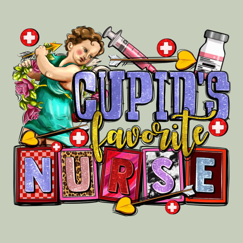 Cupids Favorite Nurse Olivia Ladies Tee by OliviaCreatesArt | Teevron