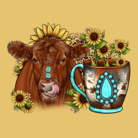 Sunflower Coffee Cup Red Angus Gemstone Premium Sweatshirt | Teevron
