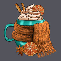 Winter Coffee Cup With Scarf Vintage Hoodie | Teevron