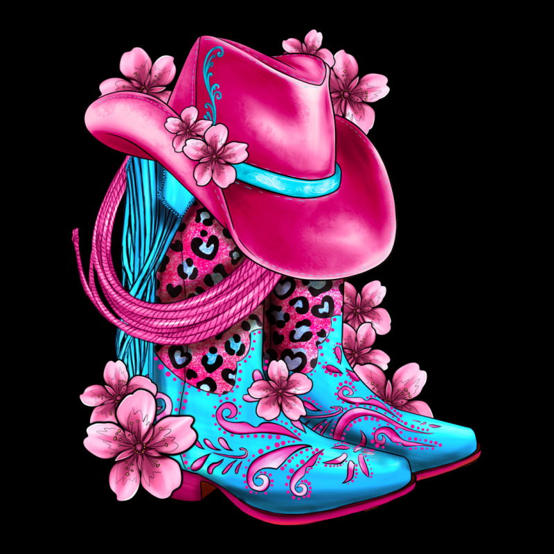 Valentine Cowboy Boots And Hat Olivia Ladies Tee by OliviaCreatesArt | Teevron