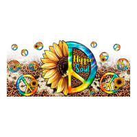 hippie soul leopard sunflower | Teevron