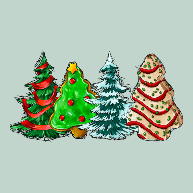 Christmas Tree Cakes And Christmas Trees  Ado Zipper Hoodie by AdoDesignShop | Teevron