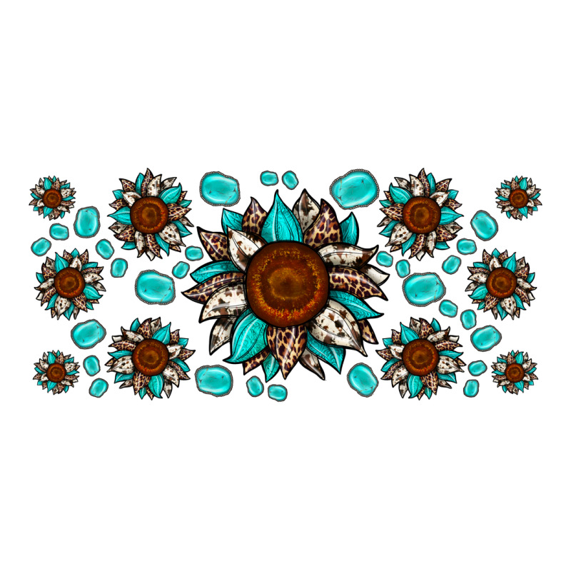 Cowhide Leopard Sunflower Gemstone Premium Sweatshirt by JahusDesignShop | Teevron