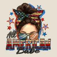 American Babe Messy Bun Urban Heavy Tee | Teevron