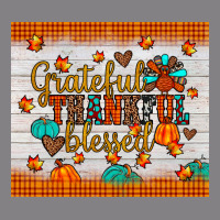 Grateful Thankful Blessed Heavyweight Hoodie | Teevron
