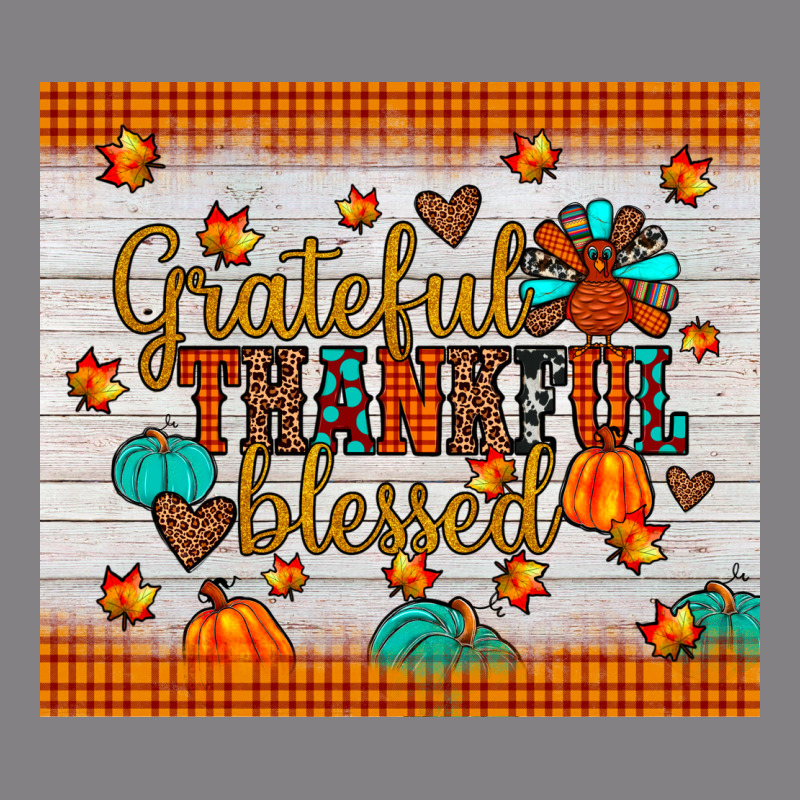 Grateful Thankful Blessed Heavyweight Hoodie by JahusDesignShop | Teevron