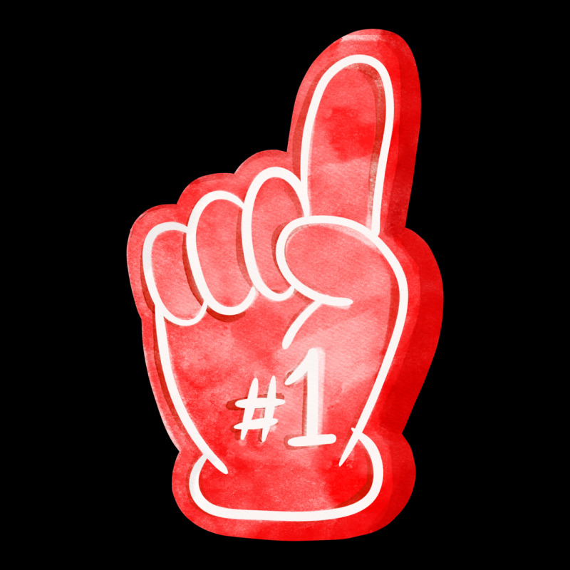 Number One Foam Finger Long Sleeve Tee by FaDigitalArtStudio | Teevron