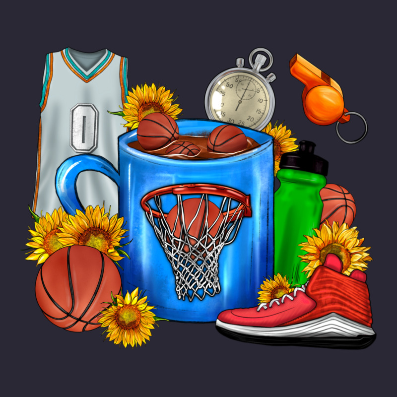 Basketball Coffee Cup Vintage Tee by FaDigitalArtStudio | Teevron