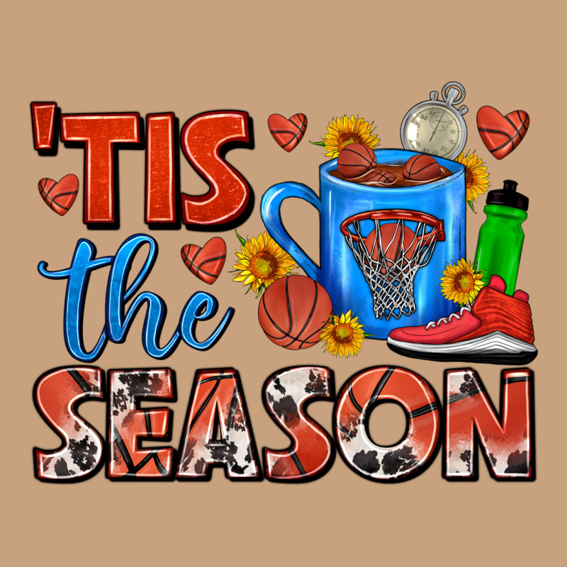 Tis The Season  Basketball Coffee Mug Vintage Tee by FaDigitalArtStudio | Teevron