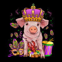 Mardi Gras Pig Ladies Tee | Teevron