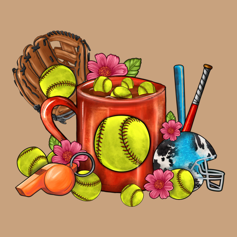 Softball Coffee Mug Vintage Tee by FaDigitalArtStudio | Teevron