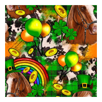 St. Patrick's Day Horse With Balloons | Teevron