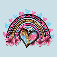 Valentine's Day Rainbow Heart Olivia Ladies Tee | Teevron