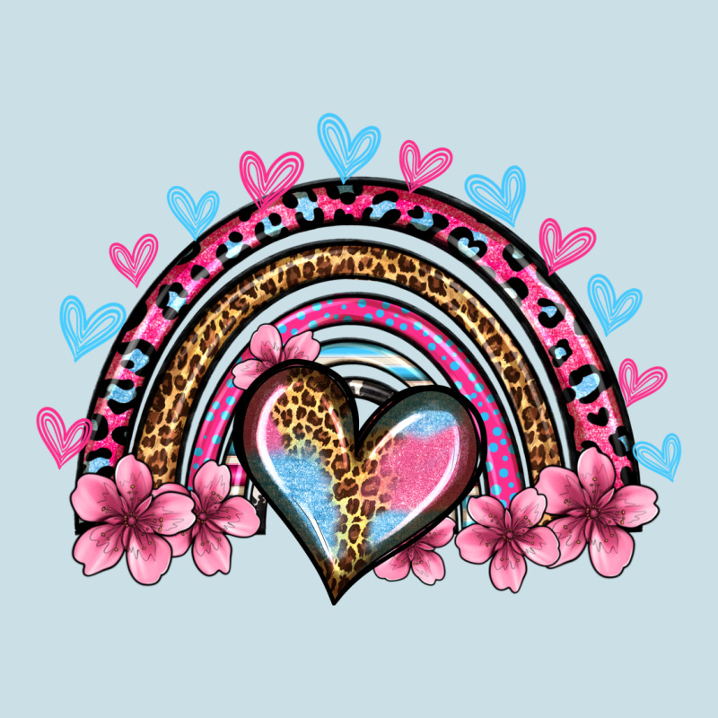 Valentine's Day Rainbow Heart Olivia Ladies Tee by OliviaCreatesArt | Teevron