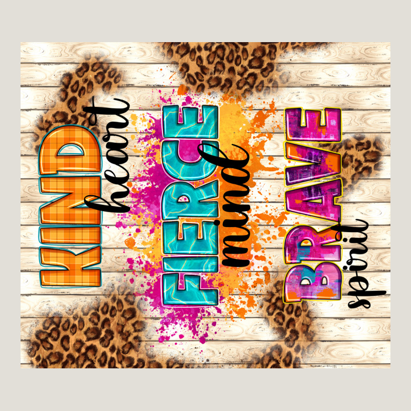 Kind Heart Fierce Mind Brave Spirit Heavy Core Tee by TumblerDesignByShophia | Teevron