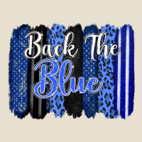 Back The Blue Brushstrokes Urban Heavy Tee | Teevron