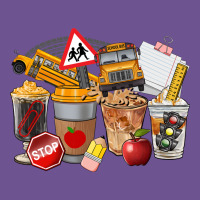 School Bus Coffee Cups Vintage Tee | Teevron