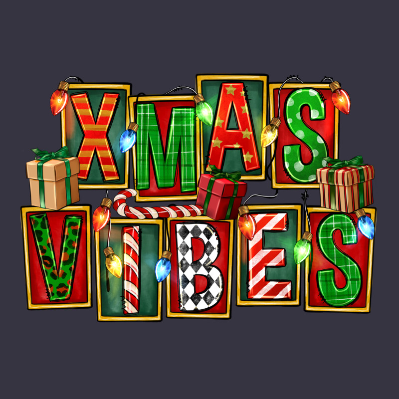 Christmas Xmas Vibes Vintage Hoodie by FaDigitalArtStudio | Teevron