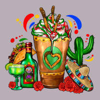 Mexican Cold Drink With Cactus Sombrero And Tequil Vintage Tee | Teevron