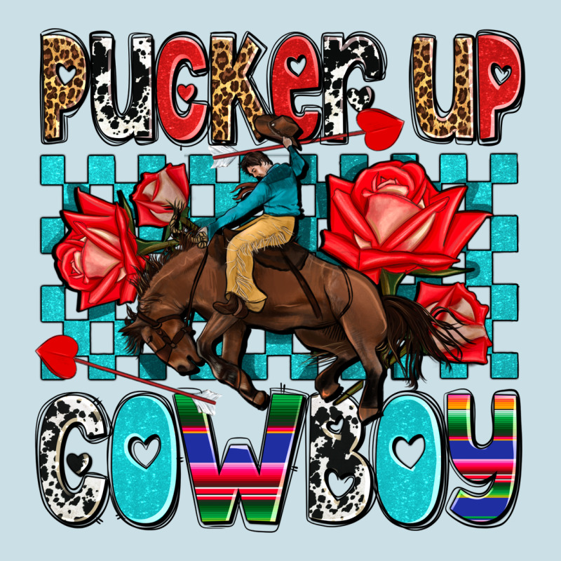 Pucker Up Cowboy Olivia Ladies Tee by OliviaCreatesArt | Teevron