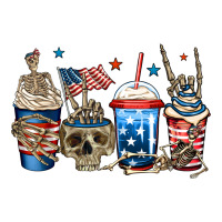 4th of july skeleton coffee cups | Teevron