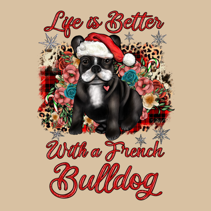 Christmas Life Is Better With A French Bulldog Heavyweight Hoodie by JahusDesignShop | Teevron