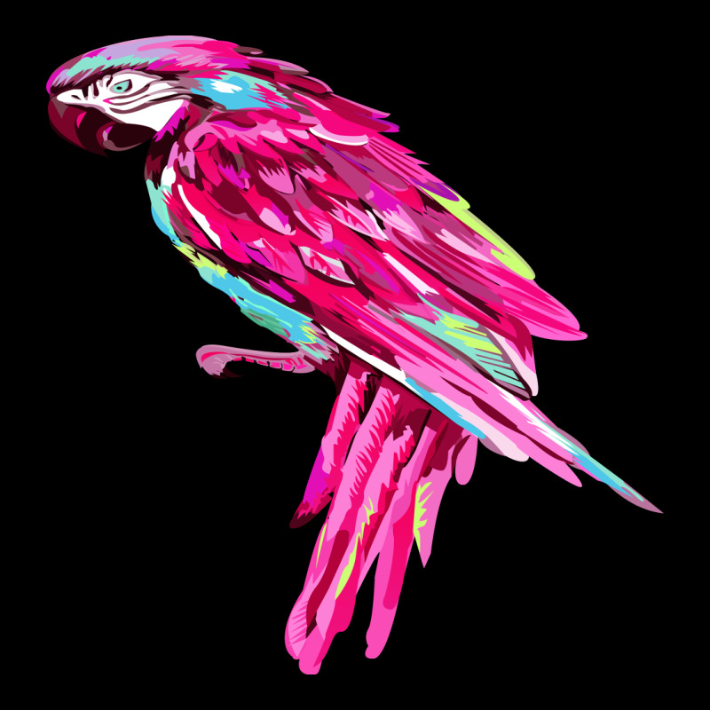 Pink Parrot T-shirts Urban Hoodie by artisFamous | Teevron