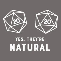 Yes They're Natural 20 Dice Funny Rpg Gamer Urban Hoodie | Teevron
