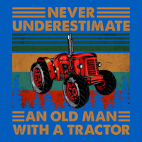 Never Underestimate An Old Man With A Tractor Retro Vintage Urban Hoodie | Teevron