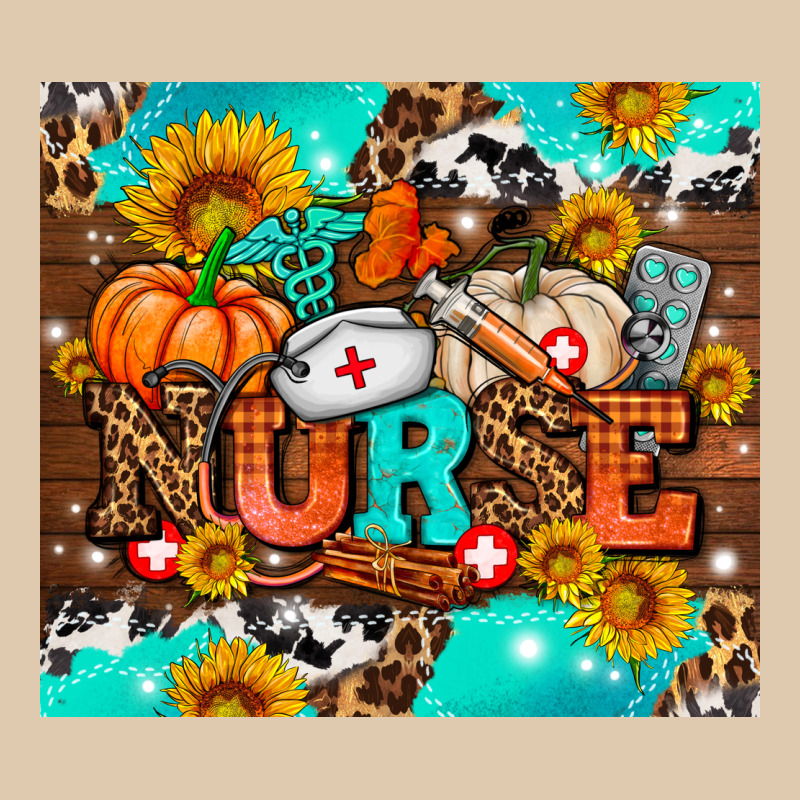 Pumpkin Nurse With Sunflower Heavyweight Sweatshirt by AdoDesignShop | Teevron