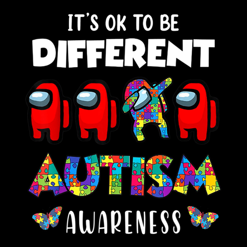 A.mong Us It's O.kay To Be Different Autism Awareness T Shirt Urban Hoodie by artisFamous | Teevron