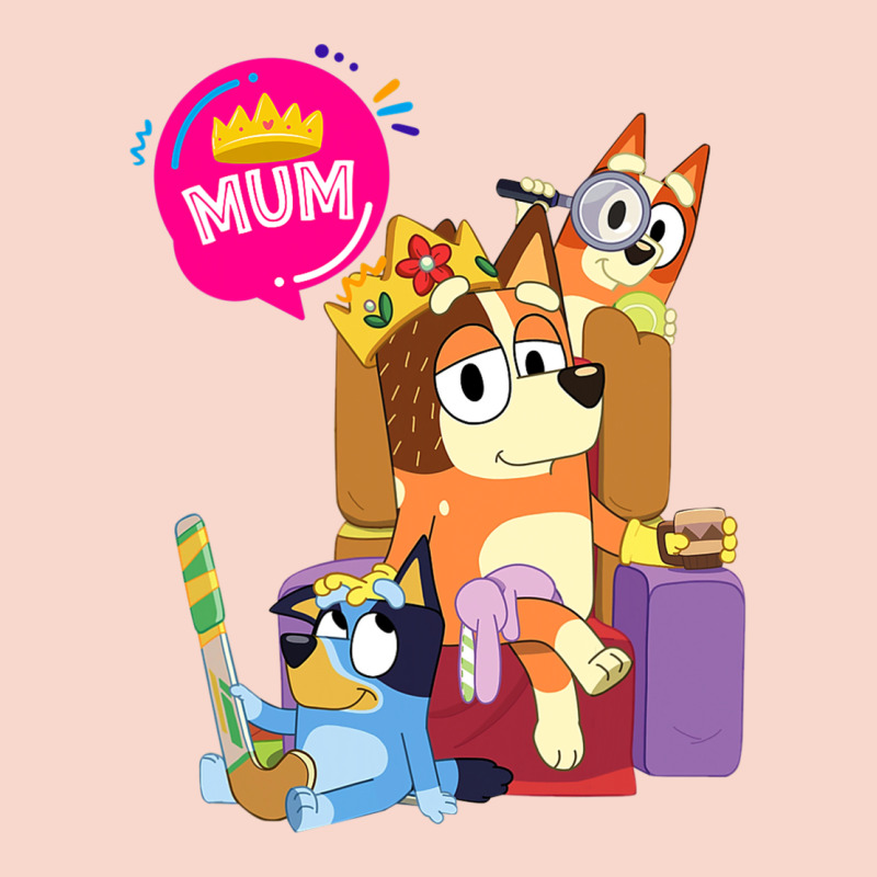 Bluey Mom Dad Funny Queen For Family Lover T Shirt Urban Hoodie by artisFamous | Teevron