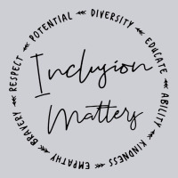 Inclusion Matters With Empathy Bravery Respect Urban Hoodie | Teevron