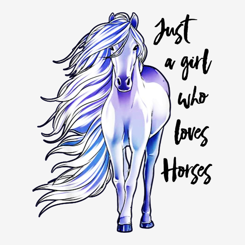 Just A Girl Who Loves Horses Urban Hoodie by artisFamous | Teevron