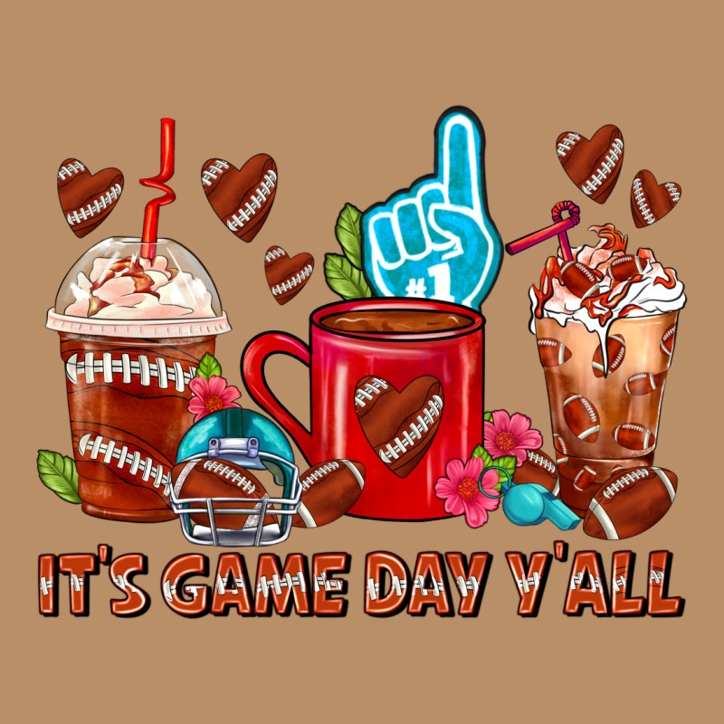 American Football Coffee Cups Vintage Hoodie by FaDigitalArtStudio | Teevron