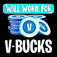 Will Work For V Bucks Youth Gamer Urban Hoodie | Teevron
