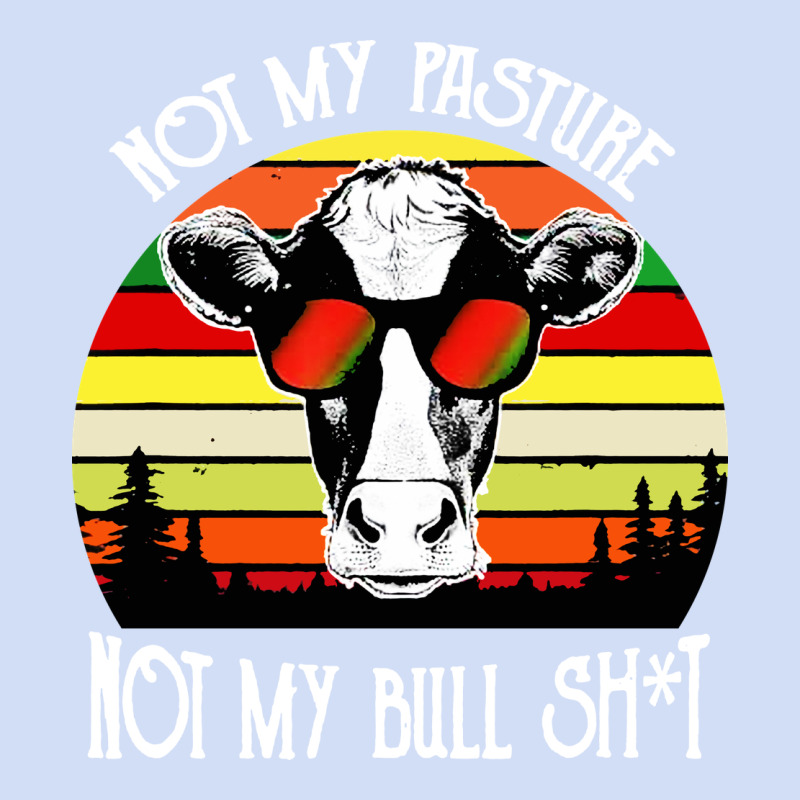 Vintage Not My Pasture Not My Bull Cow Urban Hoodie by artisFamous | Teevron