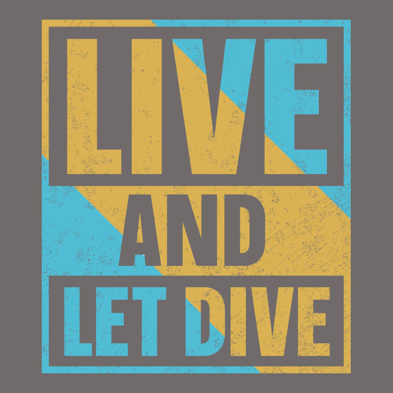 Live And Let Dive Retro Style Urban Hoodie by artisFamous | Teevron