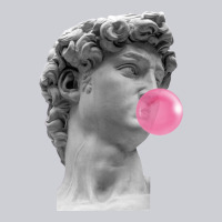 Vaporwave Statue Head With Bubblegum Urban Hoodie | Teevron