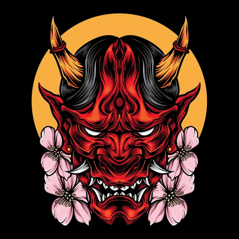 Demon Oni Mask Urban Hoodie by artisFamous | Teevron