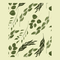 Watercolor Eucalyptus Pattern Urban Hoodie | Teevron